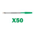 BOX 50 Q-CONECTAR CANETA VERDE MÉDIA