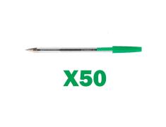 BOX 50 Q-CONECTAR CANETA VERDE MÉDIA