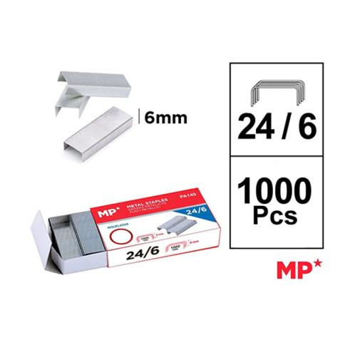 Caixa de 1000 Grampos Galvanizados 24/6 MP