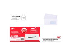 Caixa de 500 unidades de American Envelope com Janela 220x110mm