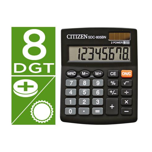 CALCULADORA DE 8 dígitos CITIZEN SDC-805