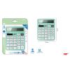 Calculadora de mesa solar e baterias Verde claro MP