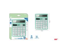 Calculadora de mesa solar e baterias Verde claro MP