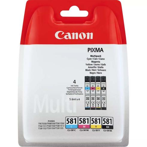 Canon CLI581 Pacote de 4 Originais