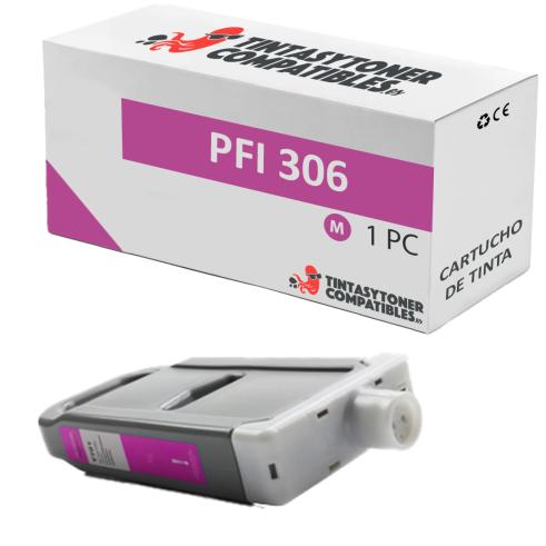 Compatível com tinta pigmentada Magenta Canon PFI306