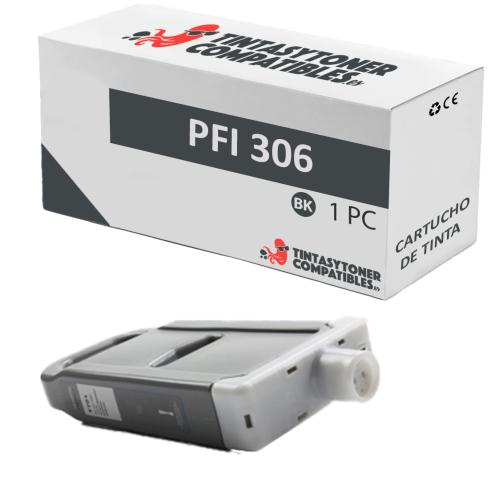 Compatível com tinta pigmentada preta Canon PFI306