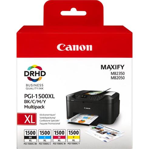 Canon PGI 1500 XL Pacote de 4 Originais