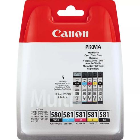 Canon PGI580/CLI581 Pacote de 5 Originais