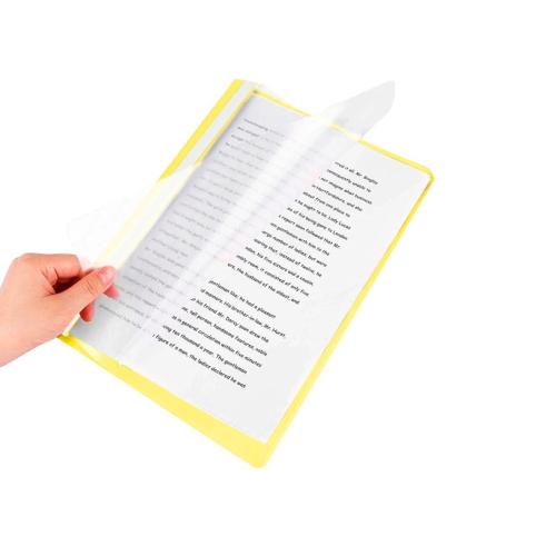 Pasta de Dossier com Fixadores Plástico A4 Amarelo Q-Connect