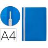 Pasta de Dossier com Fixadores Plástico A4 Azul Q-Connect