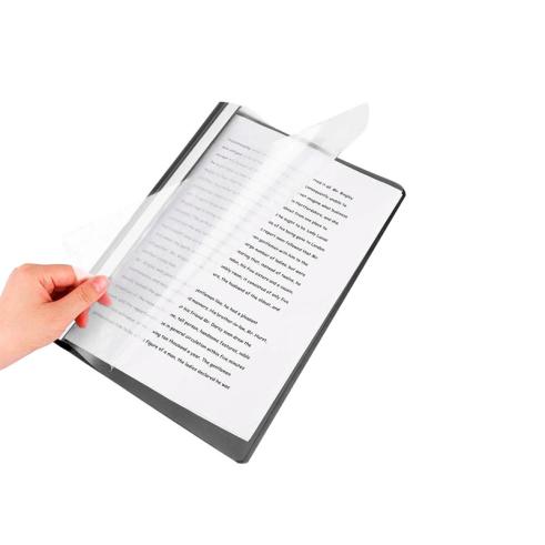 Pasta de Dossier com Fixadores Plástico A4 Preto Q-Connect