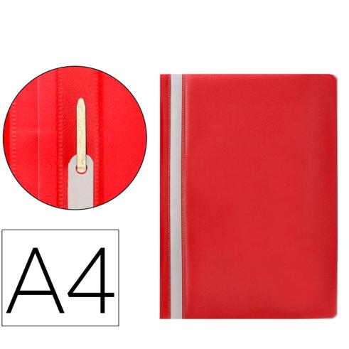 Pasta de Dossier com Fixadores Plástico A4 Vermelho Q-Connect