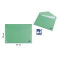 PASTA ENVELOPE COM BOTÃO A4 VERDE MP