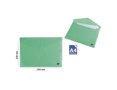 PASTA ENVELOPE COM BOTÃO A4 VERDE MP