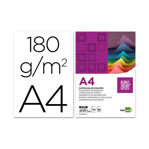 CARTÃO BRANCO A4 180g / m2 LIDERPAPEL (100 unidades)