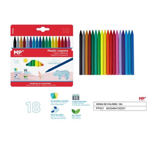 PLASTIC WAX KIDS 18U MP