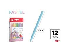 Cera Plástica Infantil Cores Pastel 12u MP