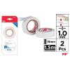 Fita Adesiva de Dupla Face 1 mm x 19 mm x 1,5 m
