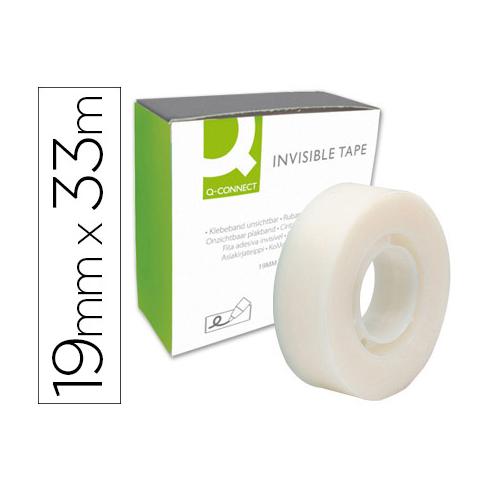 FITA ADESIVA INVISÍVEL Q-CONNECT 19mmx33mt