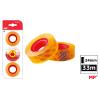 Fita adesiva transparente 24 mm x 33 m, 3 unid.