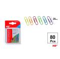CLIPES FLUORESCENTES 28MM 80 UDS MP