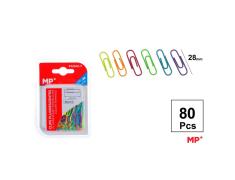 CLIPES FLUORESCENTES 28MM 80 UDS MP