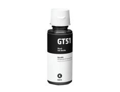 Frasco de tinta compatível HP GT52 Preto