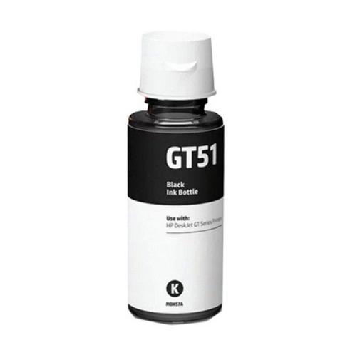 Frasco de tinta compatível HP GT52 Preto