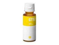 Frasco de tinta compatível HP GT52 Amarelo