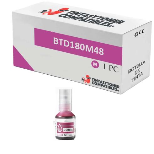 Compatível Brother BTD180M Magenta Frasco de Tinta