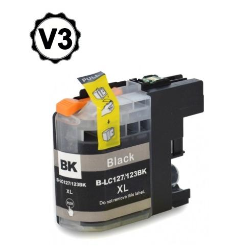 Compatível Brother LC-123 XL v3.0 Preto Premium