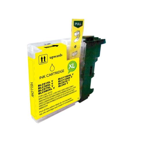 BROTHER LC1100 / LC980 compatível amarelo