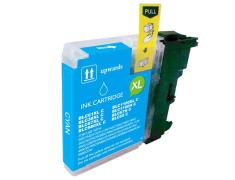 BROTHER LC1100 / LC980 Ciano compatível