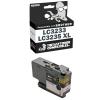 BROTHER LC3235 XL / LC3233 preto compatível