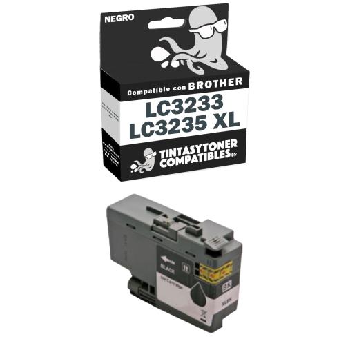 BROTHER LC3235 XL / LC3233 preto compatível
