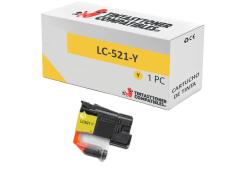 Compatível Brother LC521 Amarelo