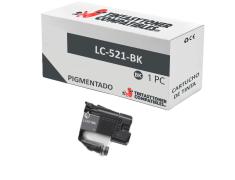 Compatível Brother LC521 Preta Tinta Pigmentada