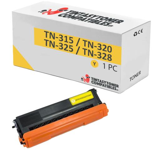 BROTHER TN-325 TN-320 amarelo compatível