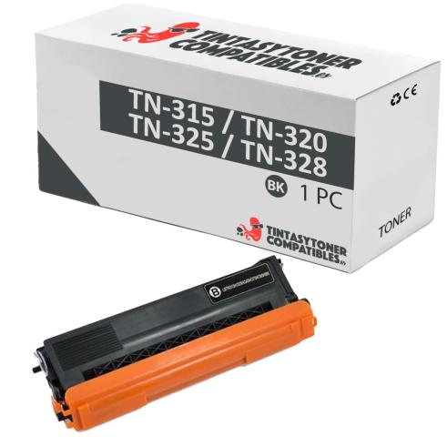 BROTHER TN-325 TN-320 preto compatível