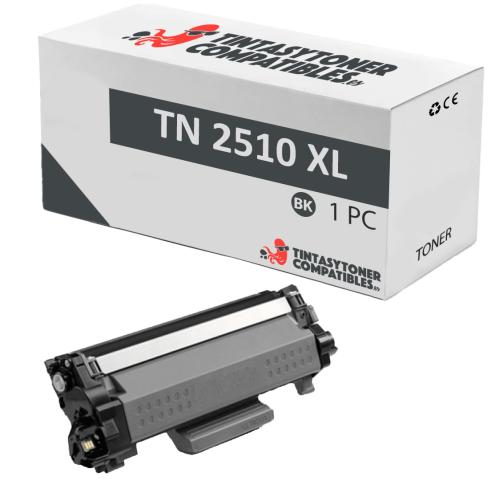 Compatível Brother TN2510XL Preto