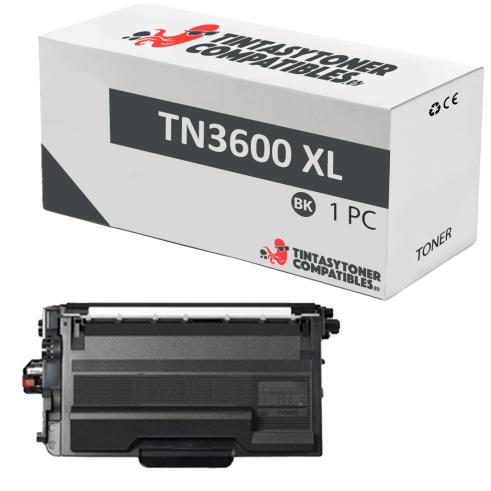 Compatível Brother TN3600XL Preto