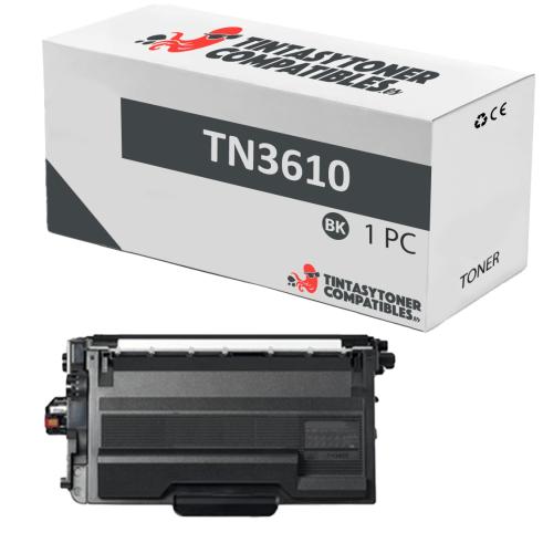 Compatível Brother TN3610 Preto