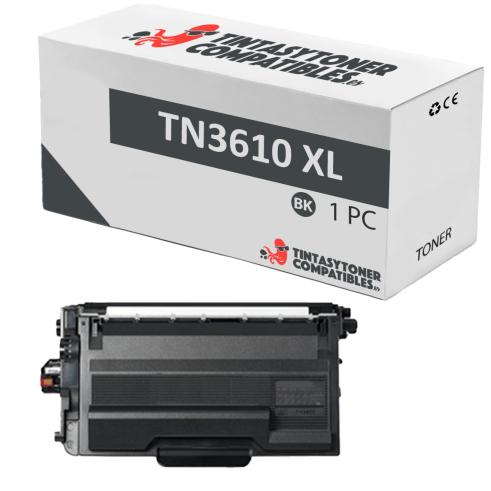 Compatível Brother TN3610XL Preto