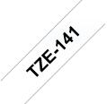 Compatível com Brother TZE-141 Preto / Transparente TZ-141