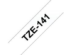 Compatível com Brother TZE-141 Preto / Transparente TZ-141