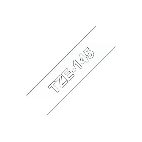 Compatível com Brother TZE-145 Branco / Transparente TZ-145