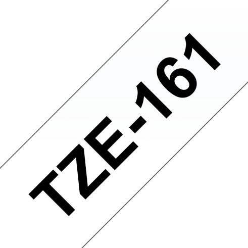 Compatible Brother TZE-161 Negro / Transparente TZ-161