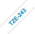 Compatível com Brother TZE-243 Azul / Branco TZE-243