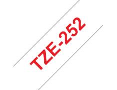 Brother TZE-252 Vermelho / Branco TZ-252 compatível