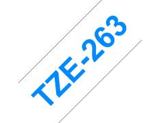 Compatível com Brother TZE-263 Azul / Branco TZ-263